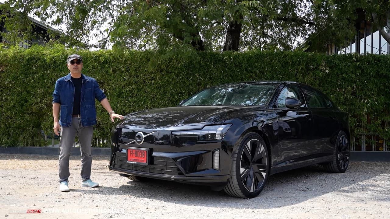 Volvo ES90 EV!!ภายในกว้างสุดในตลาด นั่งหลังแบบคุณชาย เน้นสบาย ไม่ชอบสปอร์ต แต่แรง แบตฯ 92 kWh 800V